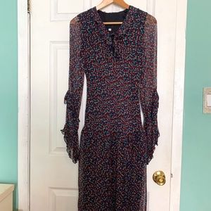 Anna Sui, Bohemian SilknChiffon Dress